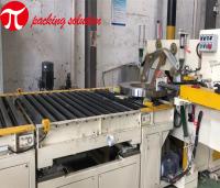 linha de embalagem de aço automática da bobina 380V com empilhamento do sistema e descarregamento do sistema