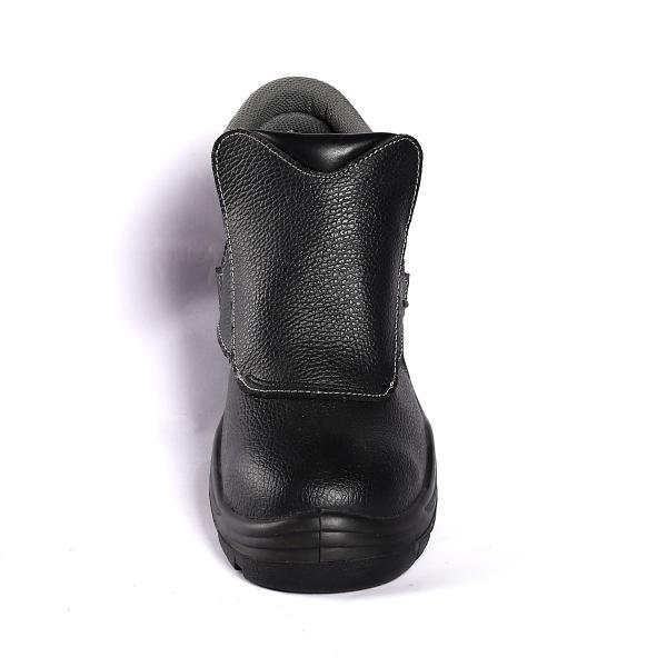 Mesh Lining Material Electrical Hazard Protection Genuine Leather Upper Of Exceptional Safety Shoes