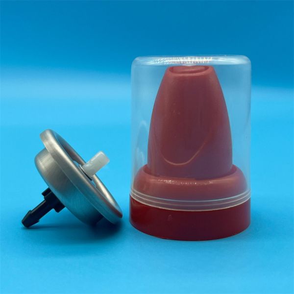 Dual-Chamber Hair Mousse Aerosol Accessory for Customizable Formula Blending with Integrated Mixing Valve