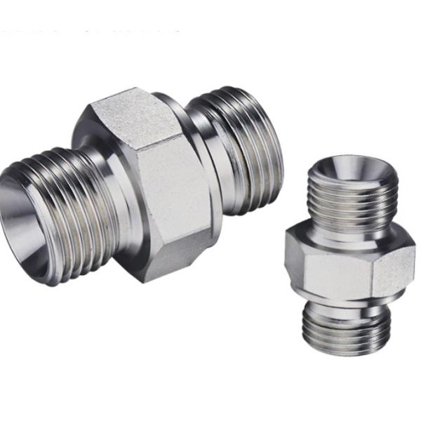 60 degrés cône intérieur ou hexagone face combinée joint de laveuse Bsp connecteur adaptateur hydraulique