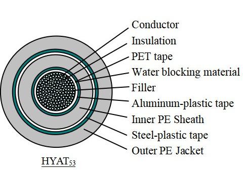 HYA53 CAT LAN Cable
