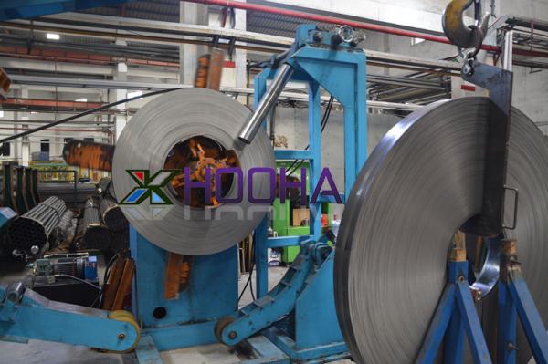 Industrial Carbon Steel Pipe Making Machine Big Capacity 20-80M / Min