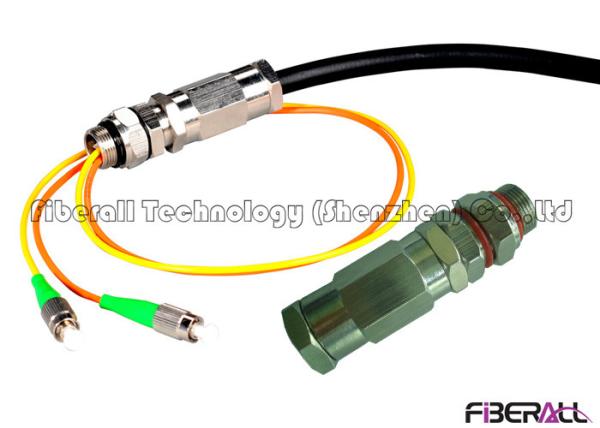 Outdoor Waterproof Fiber Optic Cable Patch Cord 2 To 12 Cores PE Jacket