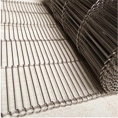 Chocolate Coating Flat Flex Conveyor Wire Mesh Belt - High Carbon Steel