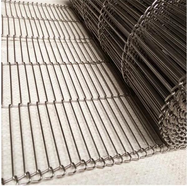 Chocolate Coating Flat Flex Conveyor Wire Mesh Belt - High Carbon Steel