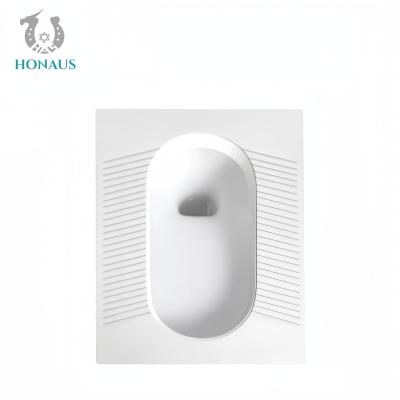 ODM 390mm Pit Distance Squatting Pan Toilet for Project Building
