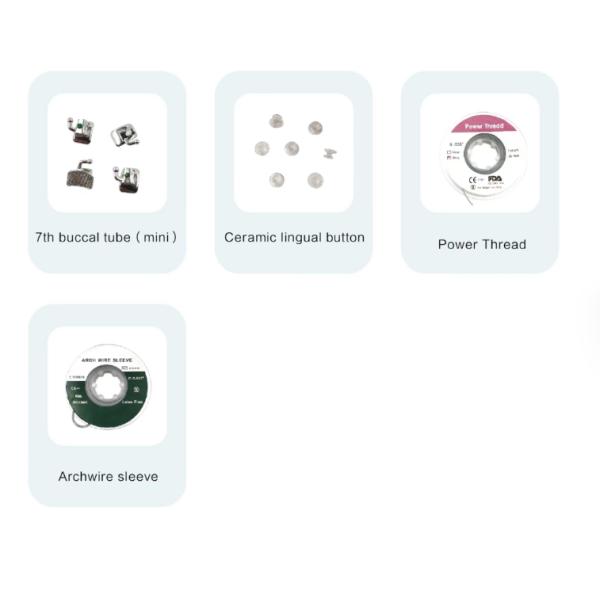 Нержавеющая сталь зубная крепежная крючок Орто с переменной основы