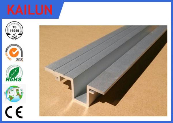 Elevator / Car Aluminum Door Threshold Extension , Aluminium Sliding Door Tracks