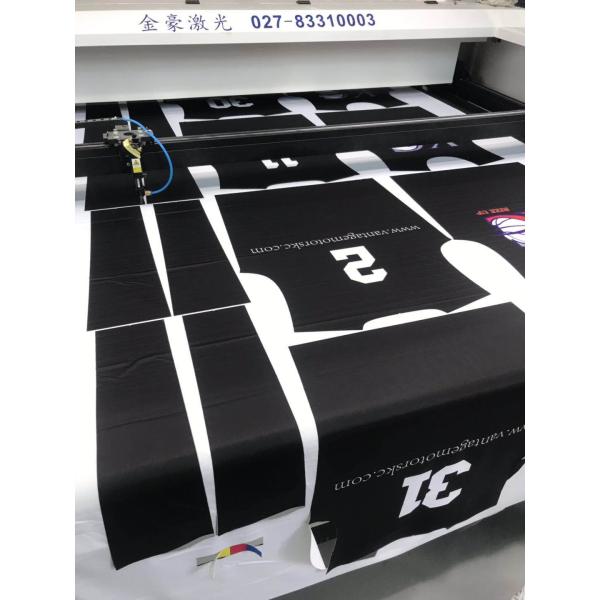 АВТОМАТ ДЛЯ РЕЗКИ ЛАЗЕРА ЗРЕНИЯ ДЛЯ СУБЛИМАЦИИ ПЕЧАТАЯ ПОСТАВКИ СПОРТВЭАР НА ОТКРЫТОМ ВОЗДУХЕ