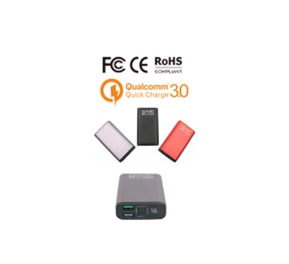 10000 mAh 	Portable Cell Phone Power Bank