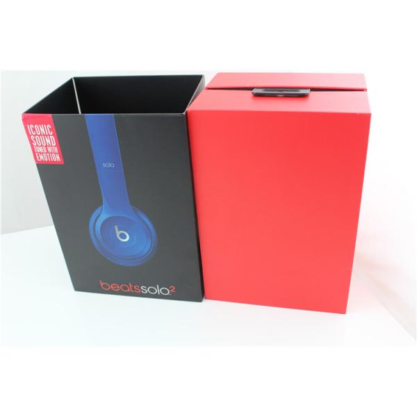 Beats Solo2 Gloss Blue Headphones Beats By Dre Wired Headphones with seal box