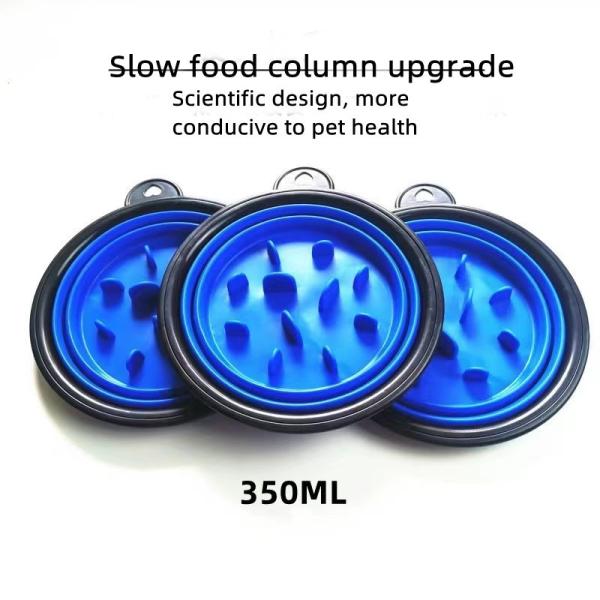 Шара еды любимца силикона шар кота собаки медленного анти- ограничивая портативный складывая