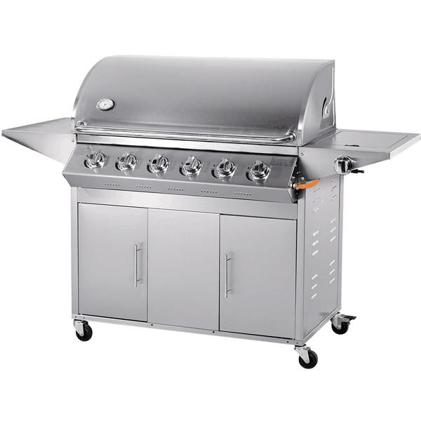 Factory price kitchen bbq easy grill slow burning 4 burners natural gas bbq grill