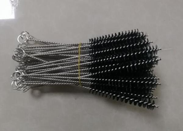Nylon Twisted Pipe Cleaning Brush / Wire Cleaning Brush 10MM Outer Diameter