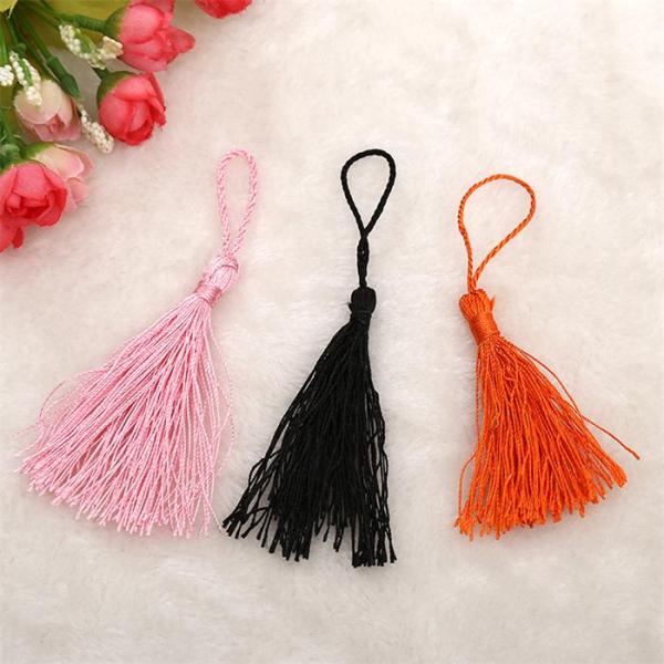 Wholesale chinese tassels trimming fringe for bookmark graduation cap decoration