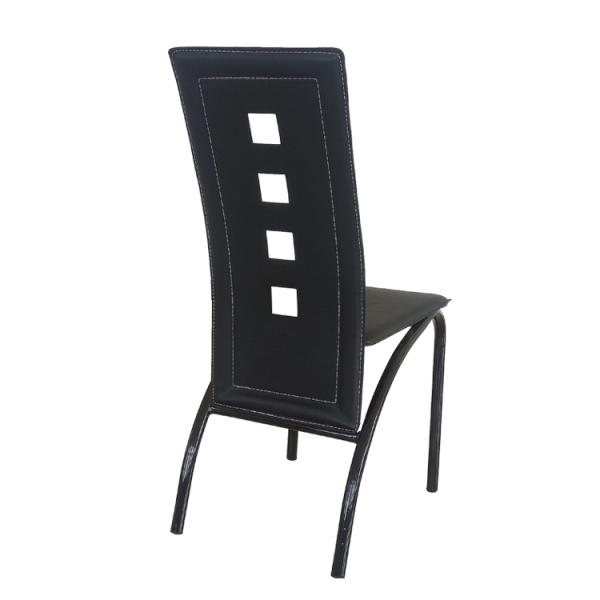 880mm 0.25m3 150kgs Black Modern Chair Dining