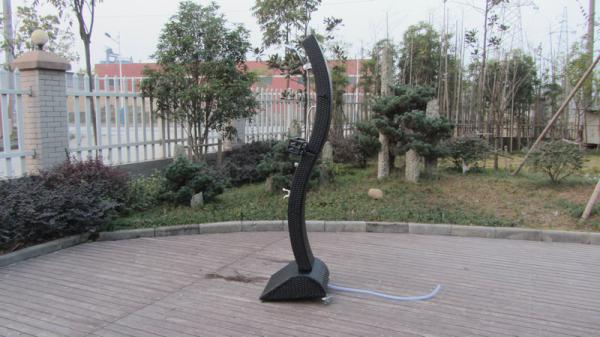 Black Strong Rattan Wicker Shower , Outdoor Beach Cane Shower