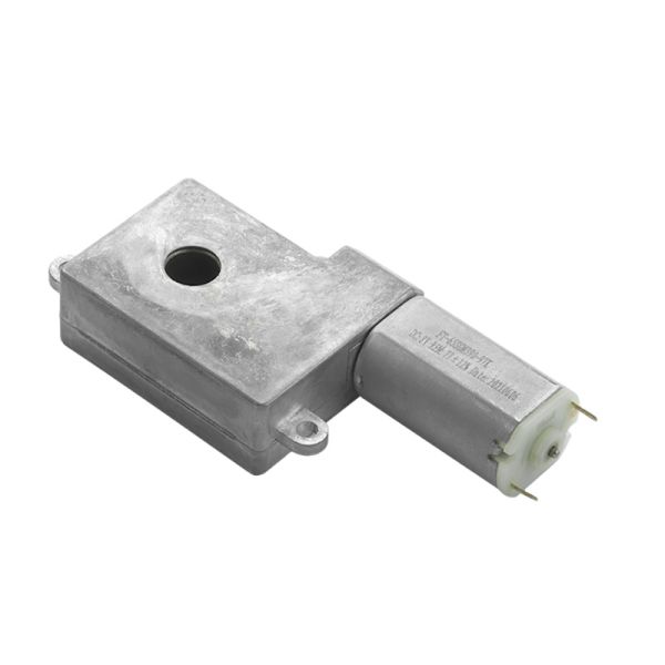 Customized High Torque High Power FT-65SGM390 6v 8v 12v 24V   DC Worm Gear Motor for Smart Door Lock