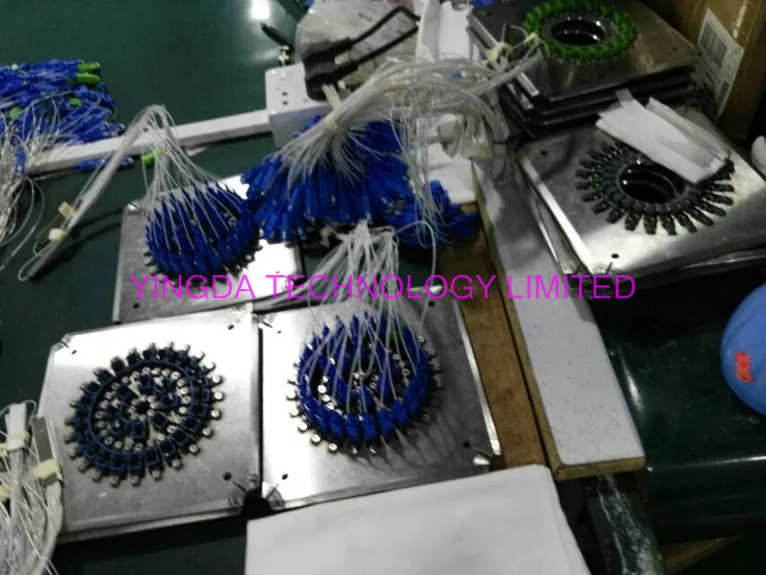 Splitter Splitter FTTH PLC оптического волокна одиночного режима OS2 9/125 1x8 SC/APC