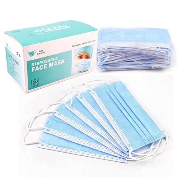 Disposable Surgical Face Mask Antiviral Non Woven Surgical Mask Eco Friendly