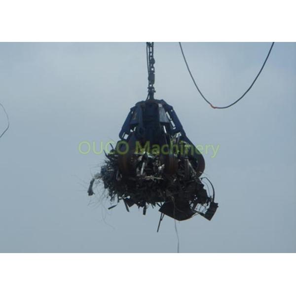 Good Performance Orange Peel Grab , 5 Peels Electro Hydraulic Stone Grab / Grapple