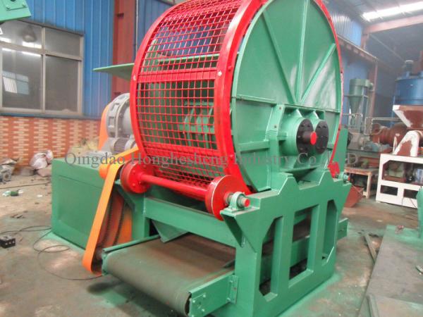 Iron Scrap Metal Waste Tires Shredder Machine For Plastic Film , Wood