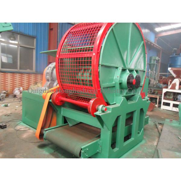 Iron Scrap Metal Waste Tires Shredder Machine For Plastic Film , Wood