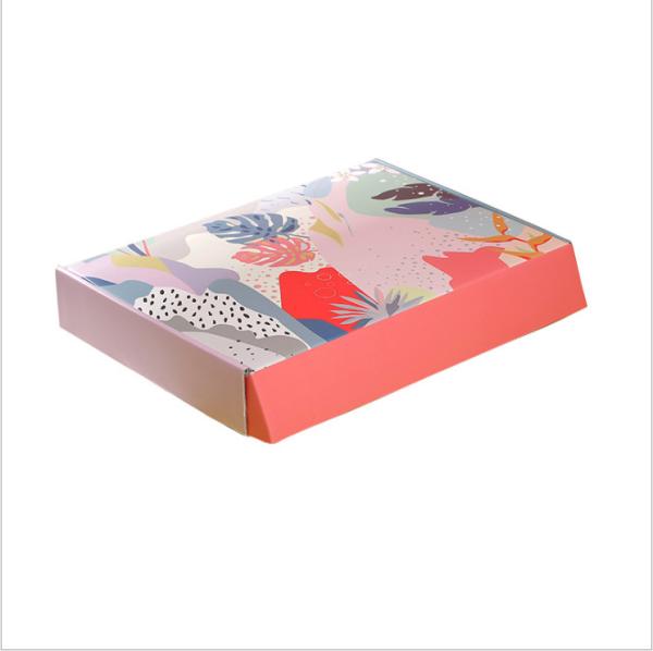 Caixa de papel ondulada de material reciclável para o empacotamento do presente & da roupa