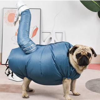 Automatic Dog Drying Bags plastic Pet Drying Bag Blue Blow Quick