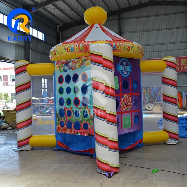 Popular Giant Funny Inflatable Carnival 5 in 1 Game for Kids and Adults Blower Included
