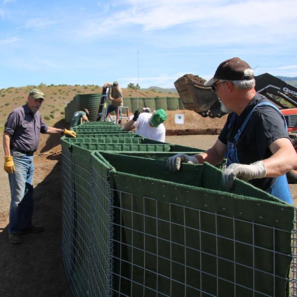 Military Sand Wall Blast Wall Galvanized 4mm Defensive Barrier For Flood