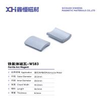 Formage par compression humide de ferrite à aimants permanents pour moteurs de motos W183