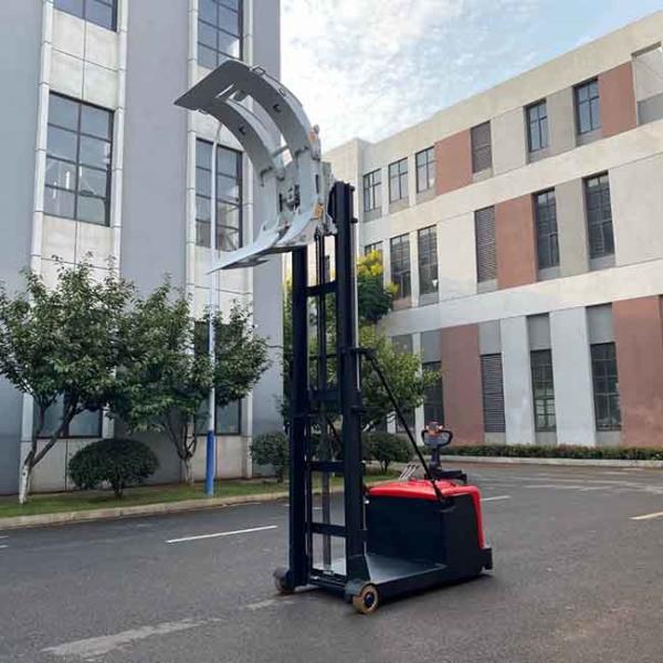 1500kg CPDB15-25 1.5Ton counterbalanced stacker warehouse use paper roll clamp