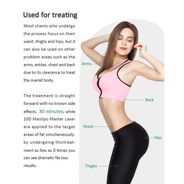 10d Emerald Laser Machine Therapy Non Invasive Fat Loss 635nm 532nm Slimming