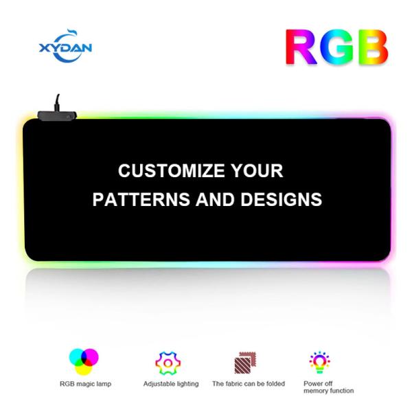 Fabric Gaming Printing Heat Thermal Transfer RGB Gaming Mouse Pad for Promotion Gifts