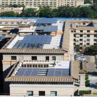 Células solares 144pcs Monocrystalline solares bifaciais renováveis dos painéis 182mm de sistema de energia