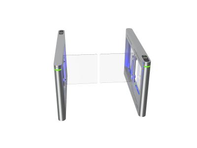 Traffic Control Swing Gate Acrylic Stainless Steel Arm Fingerprint Rejection For Pedestrian Flow Control