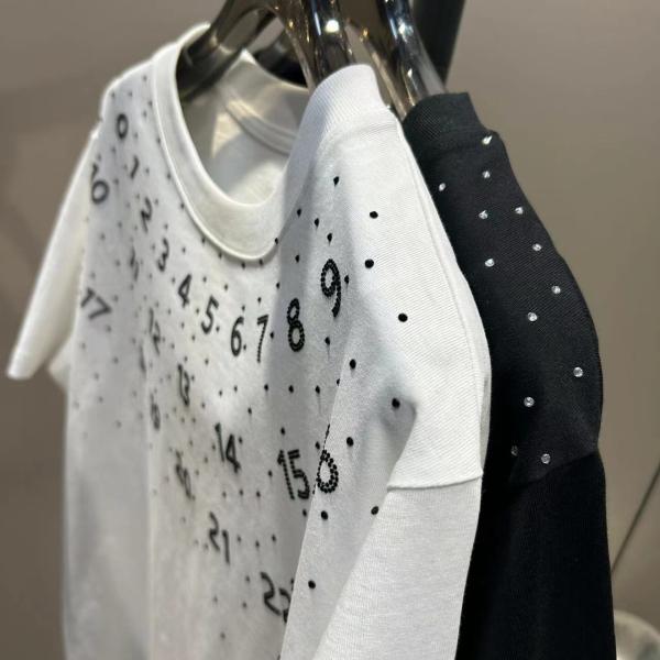 Oversized Vintage Heavyweight Rhinestone T Shirt Black For Men Women'S Custom