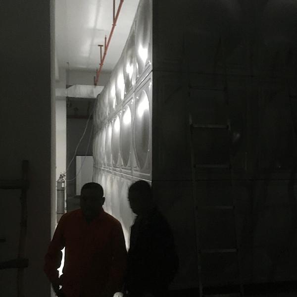 Modular Panel Anticorrosive SUS304 Basement School Water Tank