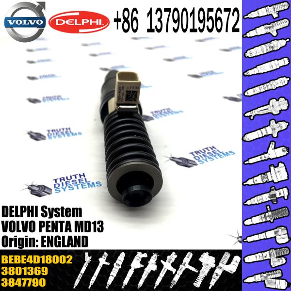 4 injetor comum de alta qualidade BEBE4D18002 do trilho do injetor de combustível diesel 3801369 do pino para o caminhão PENTA MD13 de VOL