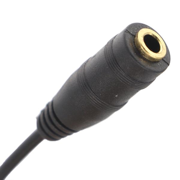 1 Male To 2 Female Split 3.5mm Stereo Jack Headphone Audio Y Splitter Cable