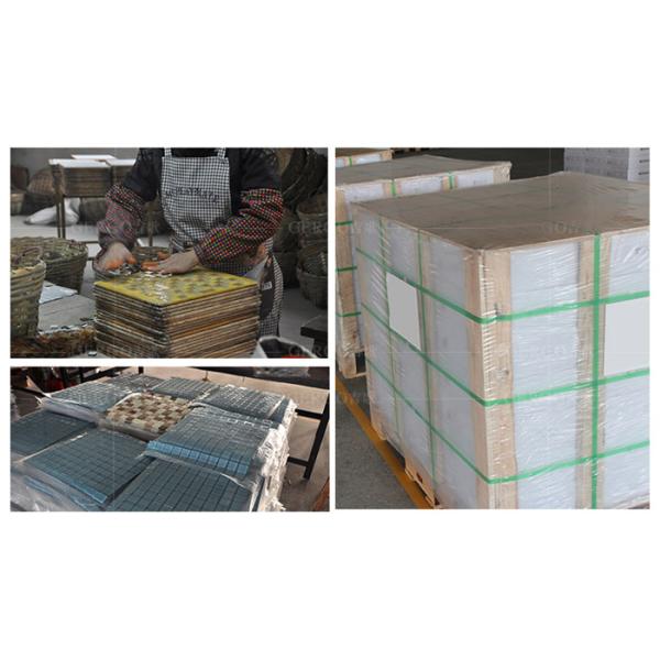 Polished Silver Glass Mosaic Tile Trim Aluminium Alloy Edge Corrosion Resistant