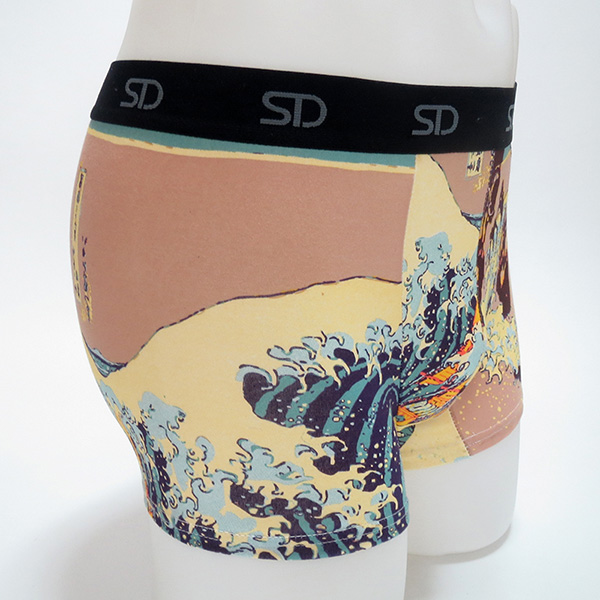 High quality Men's brand cotton cueca Underwear men print pattern underwear short boxers