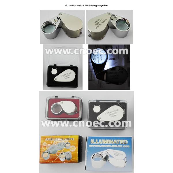 микроскоп Г11.4511-10кс21-ЛЭД ювелирных изделий увеличителя металла СИД 10кс21мм складывая