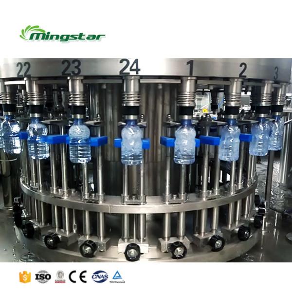Fully Automatic Small Scale Water Bottling Drinking Packing Liquid Water Bottle Filling Machine Line for Plant