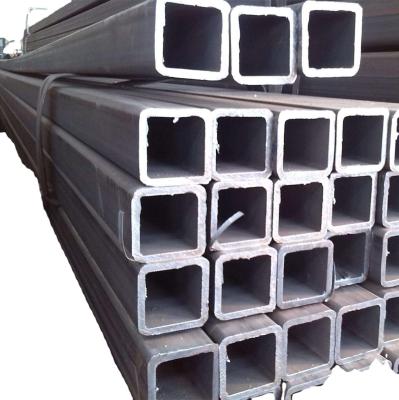 API Black Stainless Steel Rectangular Tube Q215 Stainless Steel Hollow Section 12.75 Mm
