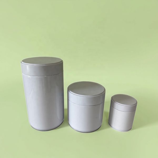 60*60*68mm 73*73mm Matcha Powder Tin Food Grade Tinplate Metal Cans 30g 40g 60g 80g Coffee
