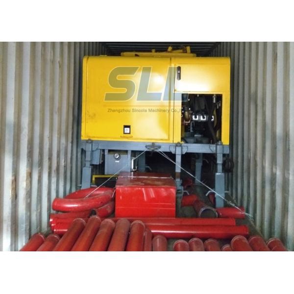 Lightweight Concrete Mixer Pump With Mixer Electric Motor Double Shaft Type