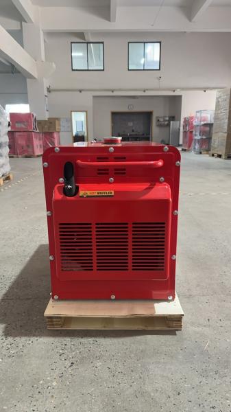 6kw Silent Diesel Generator Set Portable Air Cooled Customizable 220V 380V