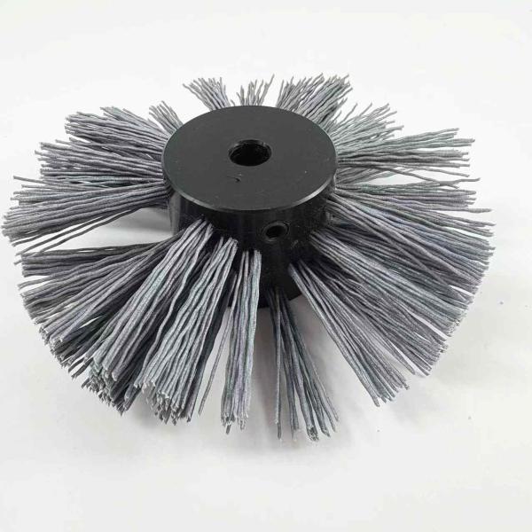 Pom Core Carbon Abrasive Nylon Pipe Coating Cleaning Brush For Plumbing Cleaning And Maintenance